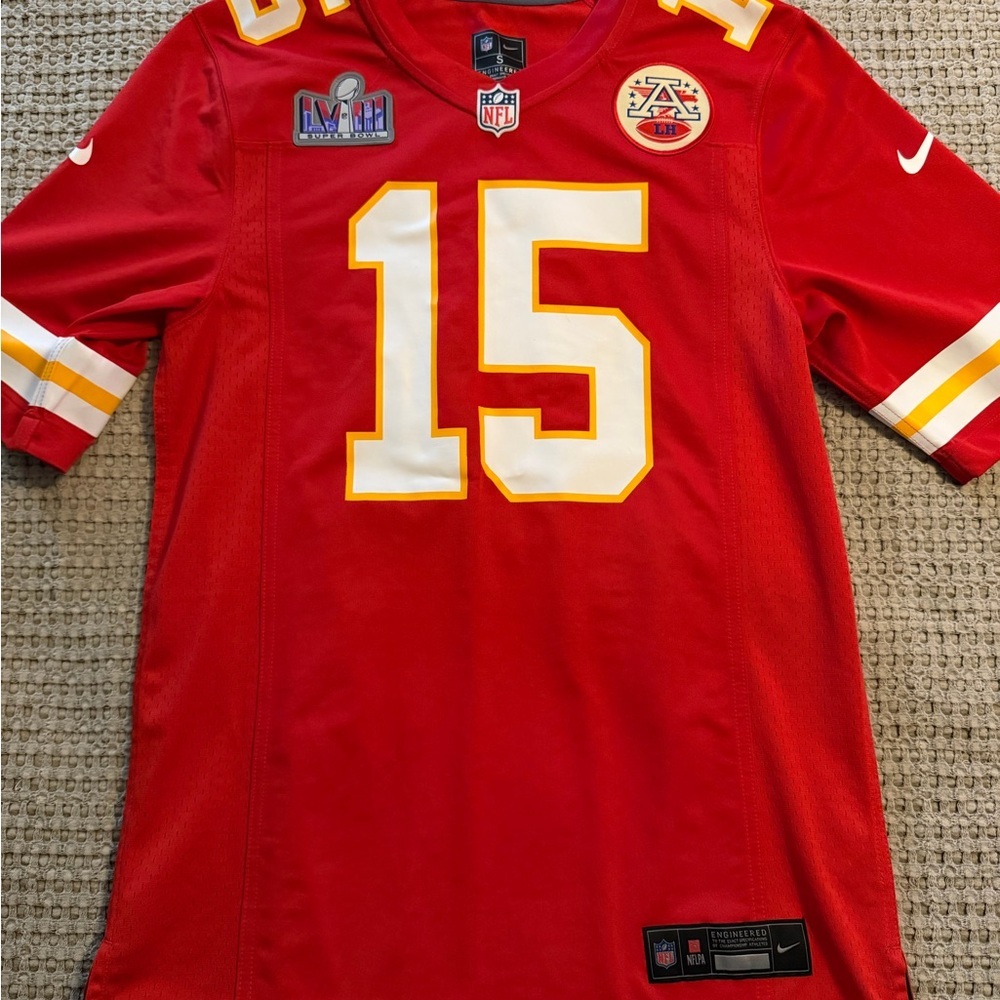 Nike NFL Red Classic Pat Mahomes #15 Kansas City Chiefs Super Bowl Jersey